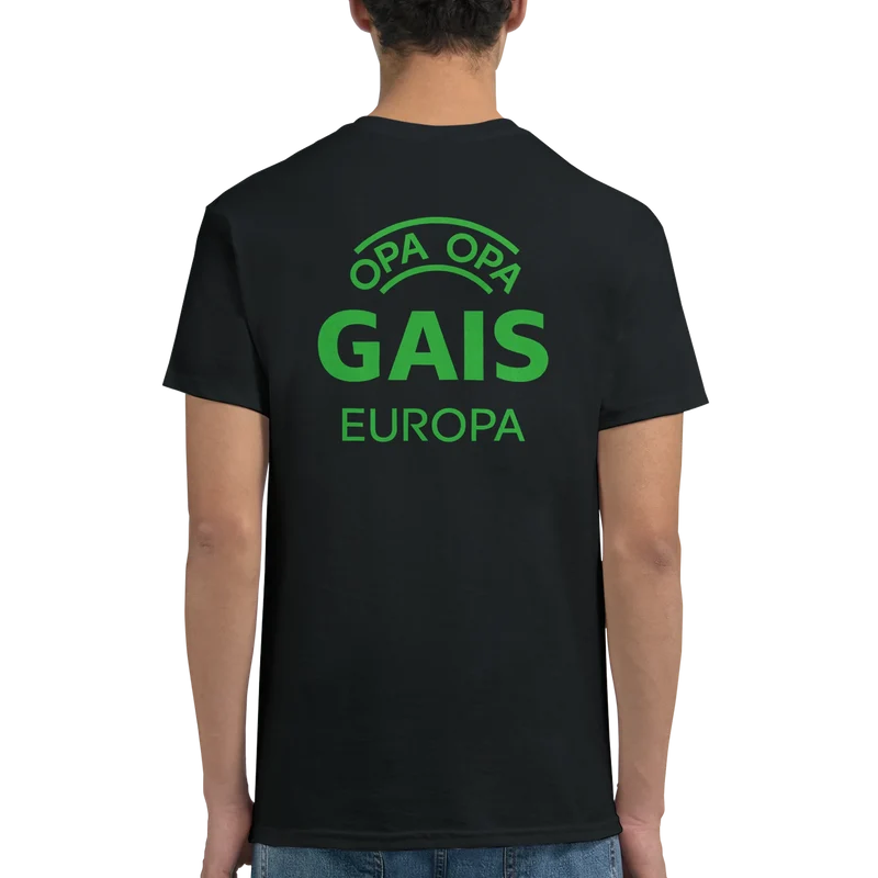 T-shirt - Opa Opa GAIS Europa - Ryggtryck
