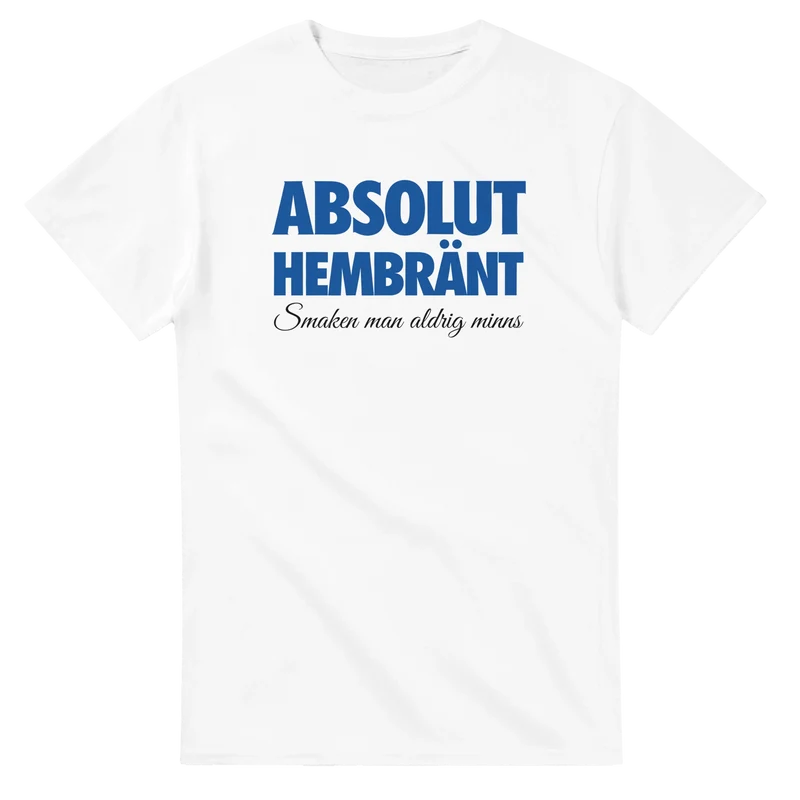T-shirt - Absolut Hembränt - Smaken man aldrig minns