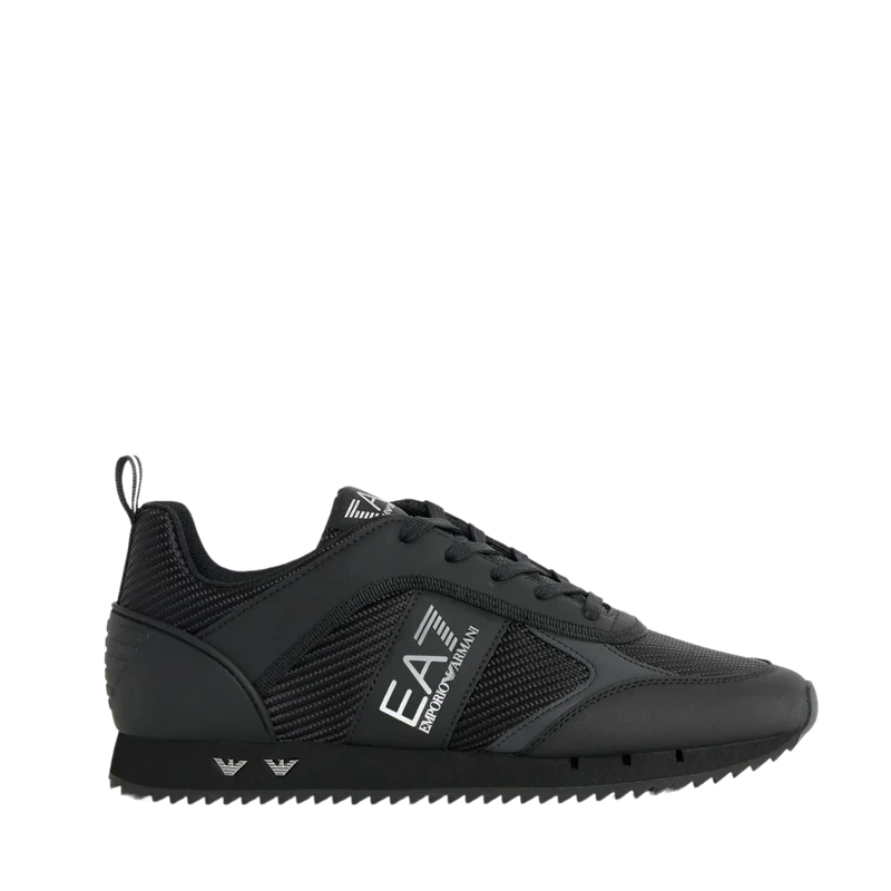 Shoes - Triple Black+Silver