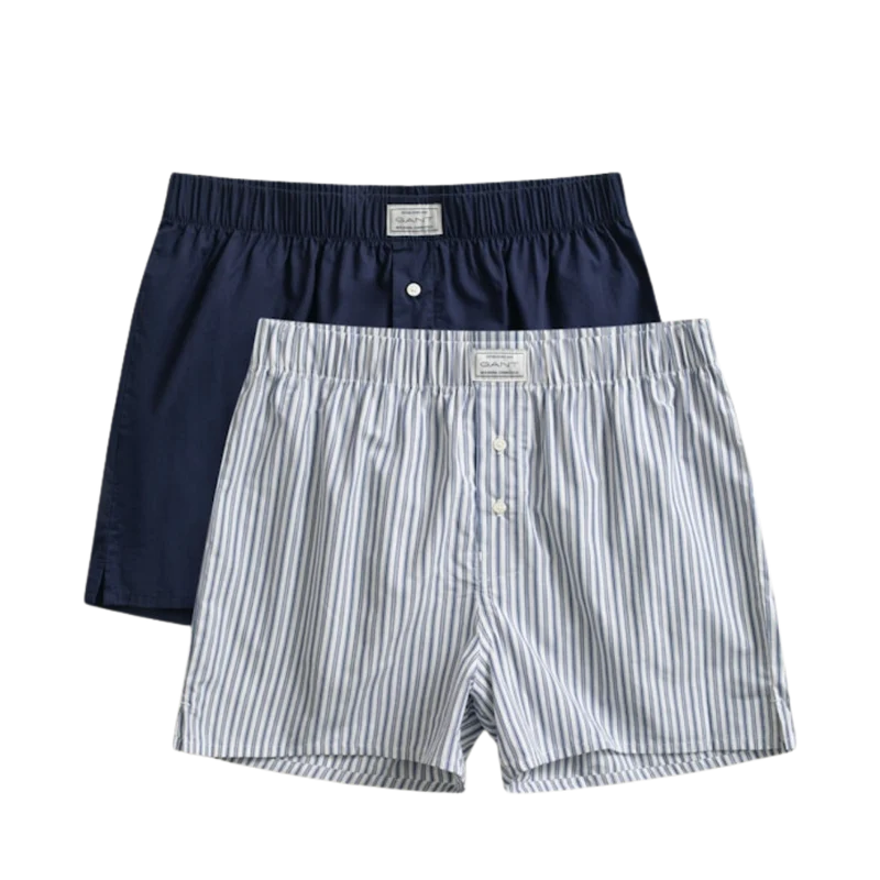 Boxer Shorts 2-Pack - Vintage Blue