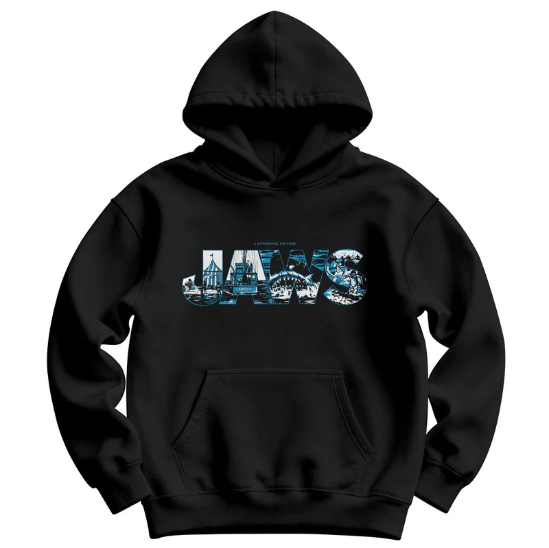 JAWS Scenes Logo Kids Hoodie
