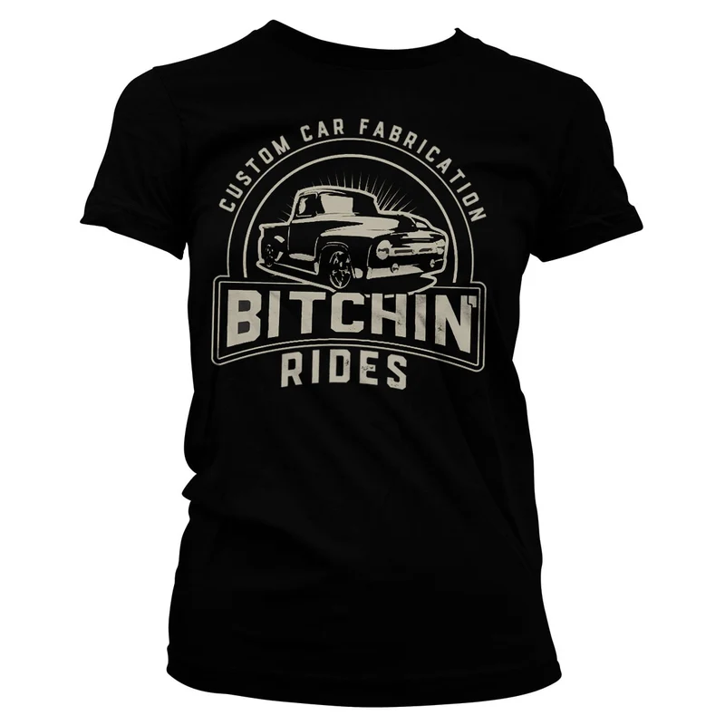 Bitchin' Rides Sunset Pick-Up Girly Tee
