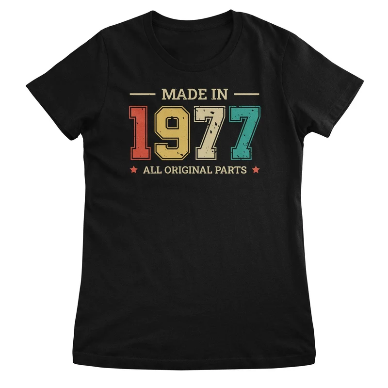 Made In 1977 - All Original Parts Girly Top
