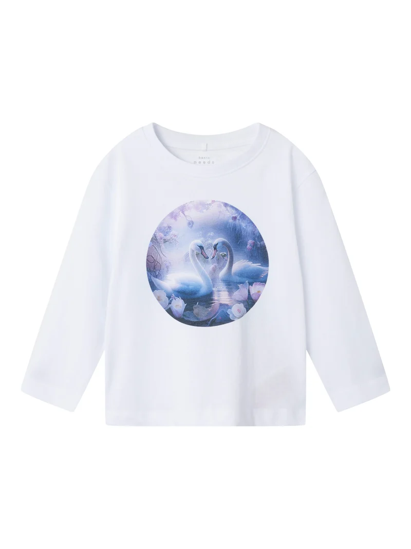 Långärmad T-shirt Svanar