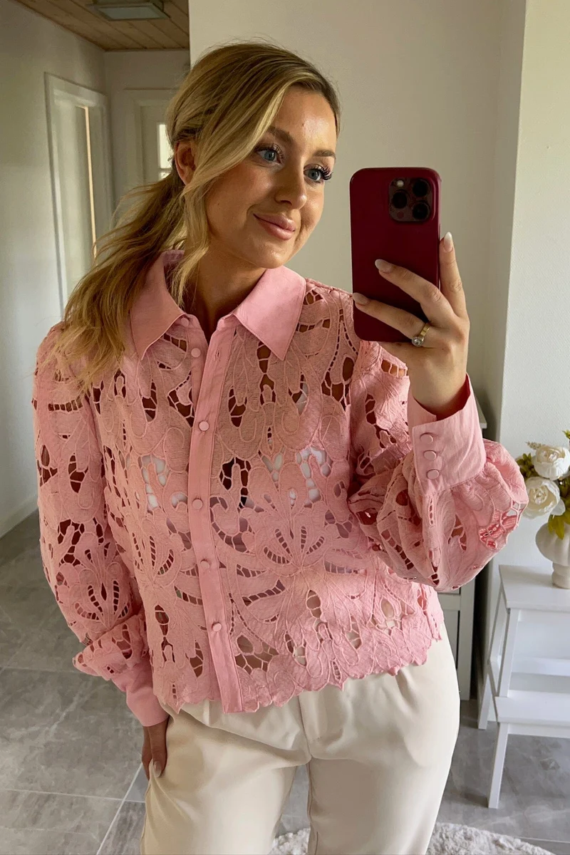 Dear Molly - Birthe Shirt - Pink