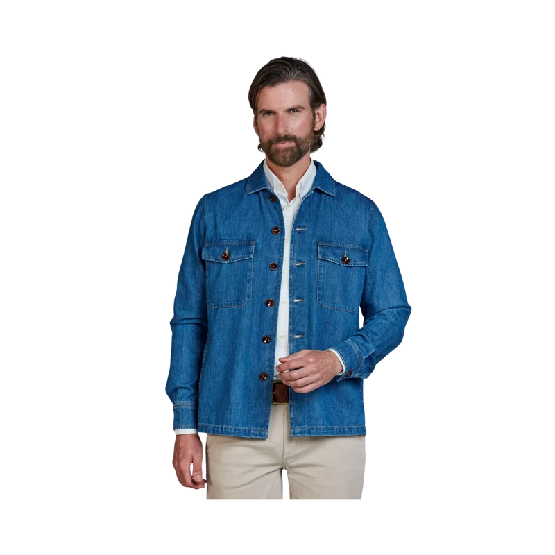 Denim Overshirt - Blue