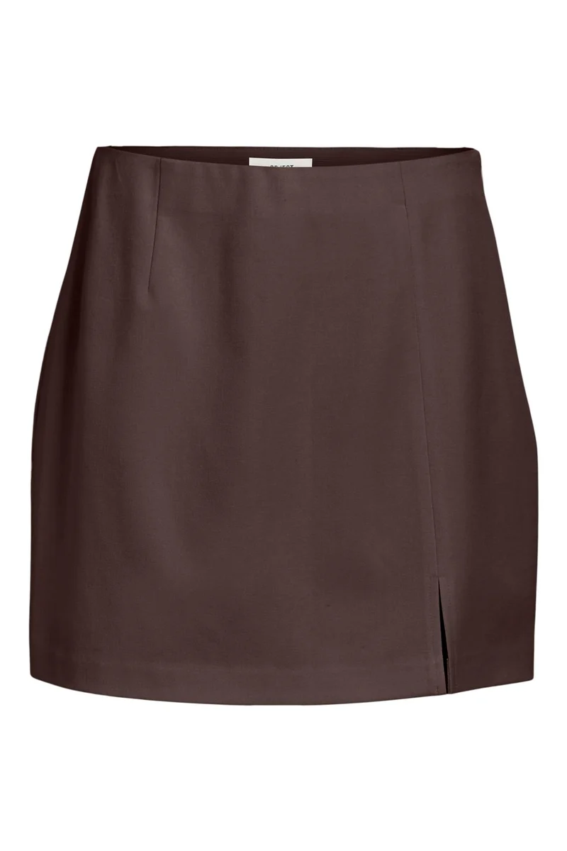 Object - Objlisa Mini Skirt - 4922597 Seal Brown