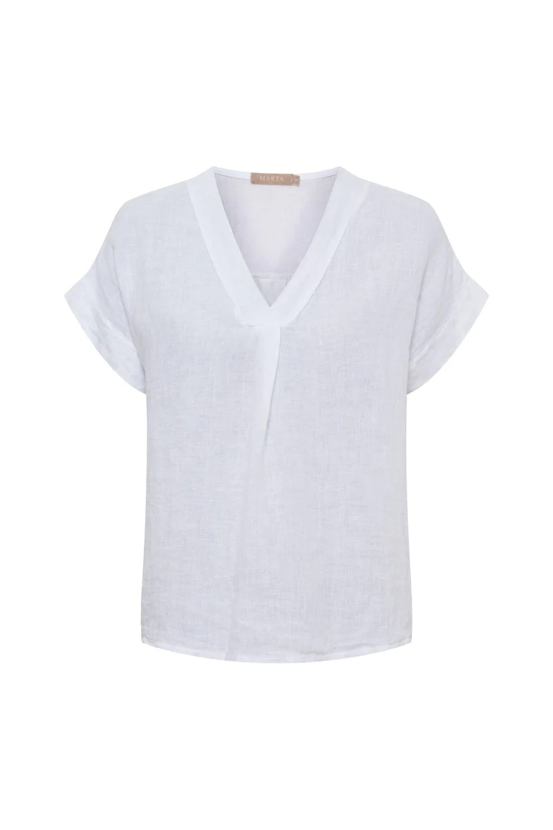 Marta Du Chateau - Mdcbellissima Blouse 86520 - White