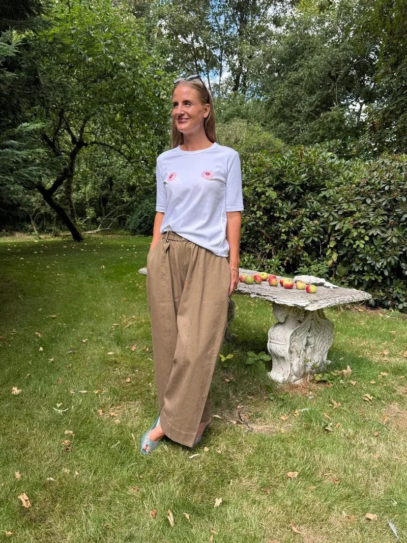 Molly&My x Julie Elsebeth - Stella Pants Pants - Dark Taupe