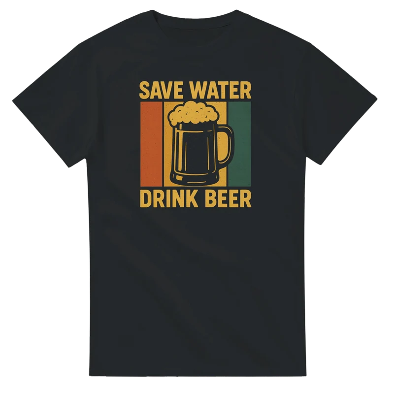 T-shirt - Save Water, Drink Beer