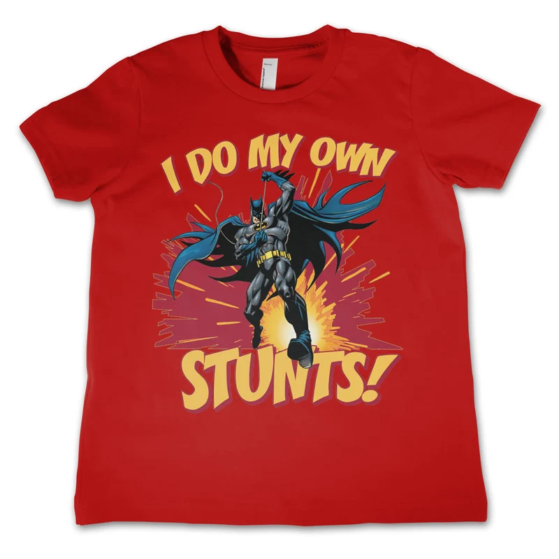 Batman - I Do My Own Stunts Kids T-Shirt