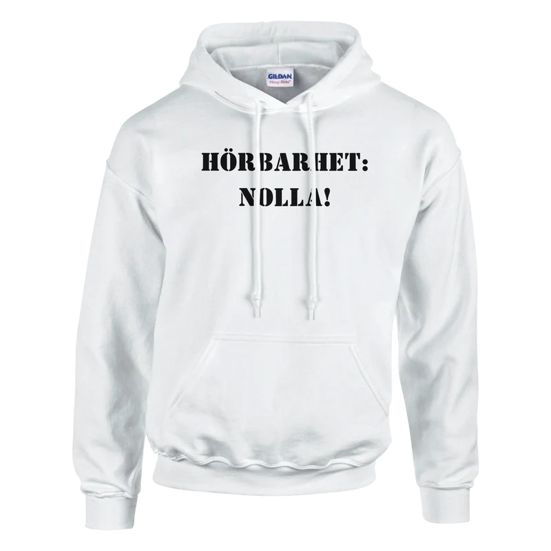Hoodie - Hörbarhet: Nolla