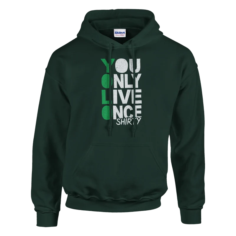 Hoodie - YOLO Green
