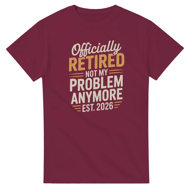 T-shirt - Officially Retired Pension 2025