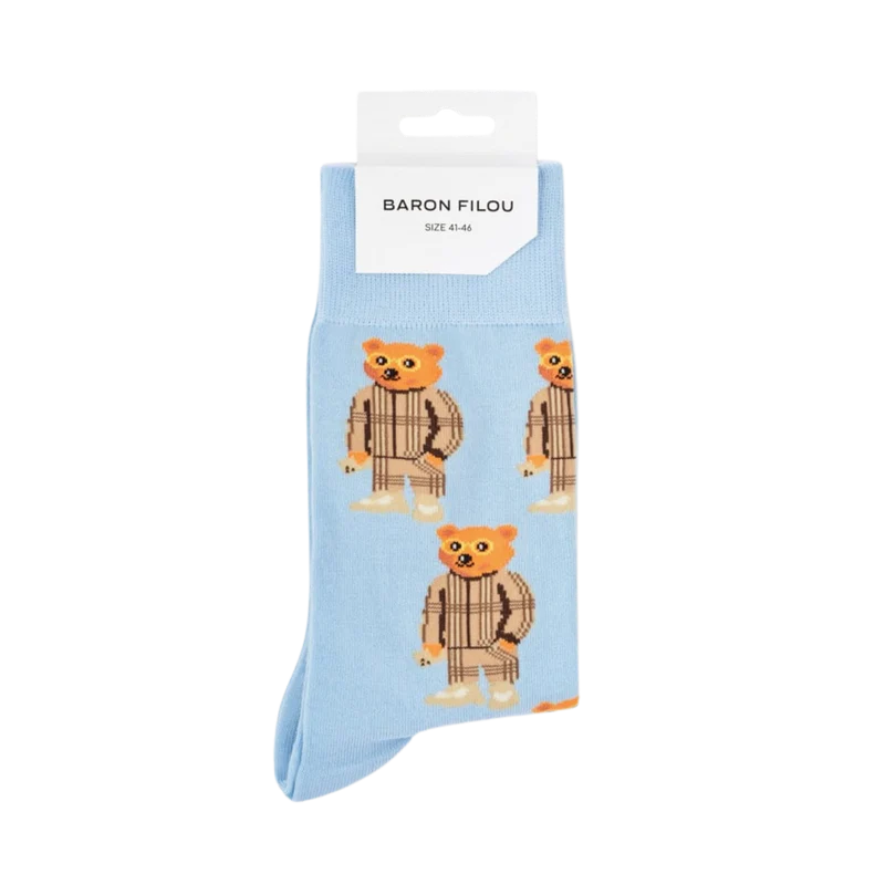 Knit Socks Filou CXLVIII - Frosted Blue
