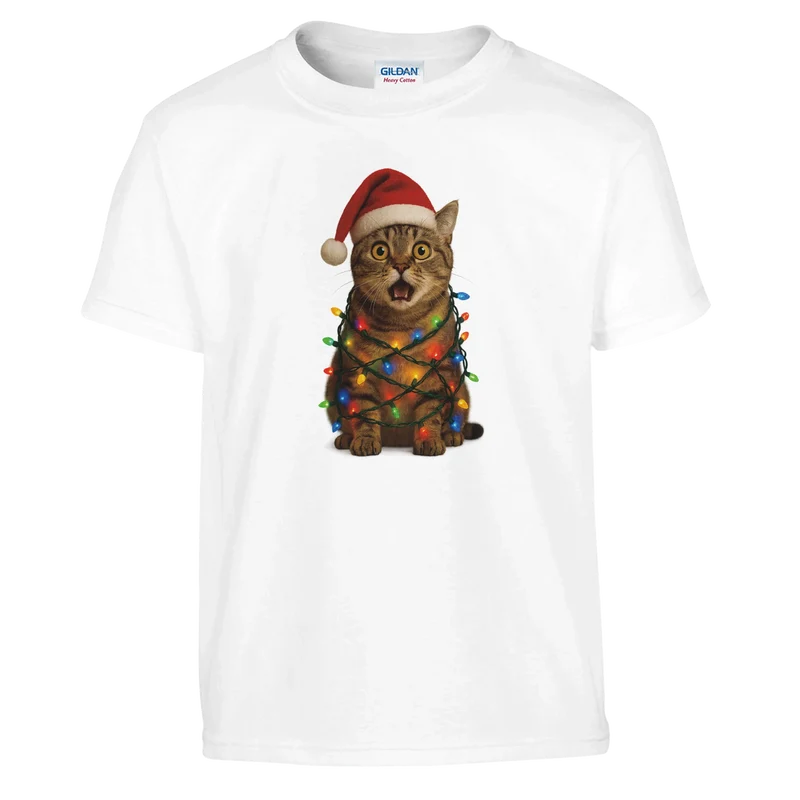 T-shirt Barn - Julkatten