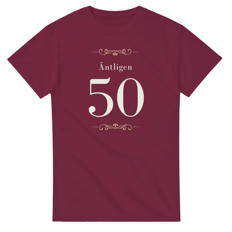 T-shirt - Äntligen 50