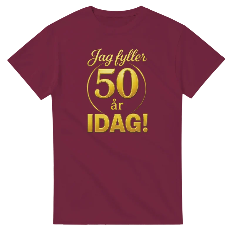 T-shirt - Jag fyller 50 år idag!