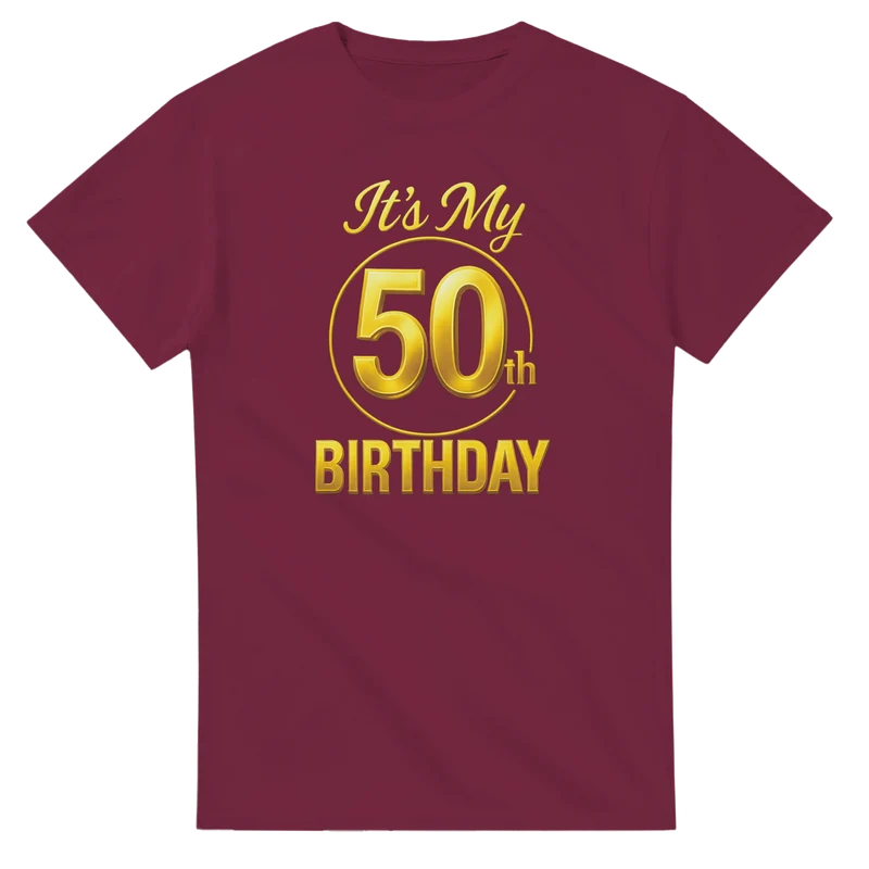 T-shirt - It's My 50th Birthday