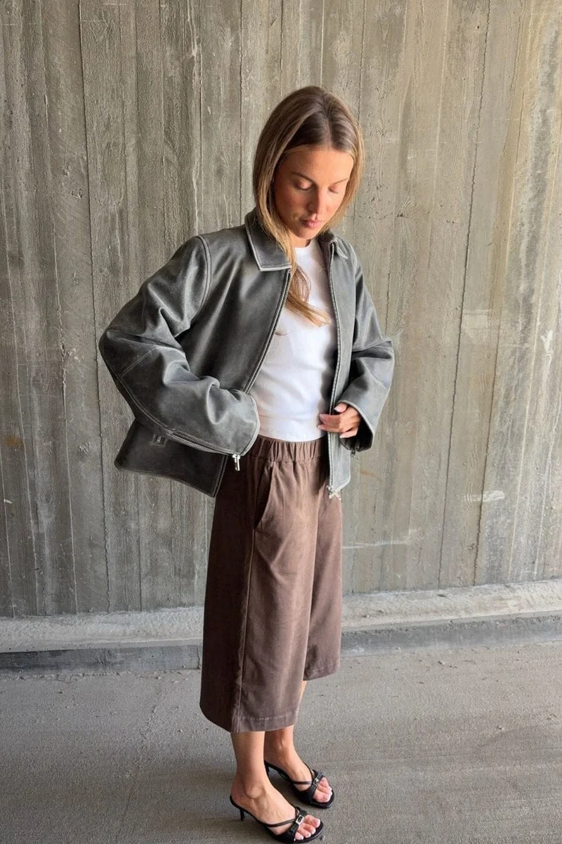 Modström - Britneymd Long Shorts 59230 - 5584 - Chocolate Chip