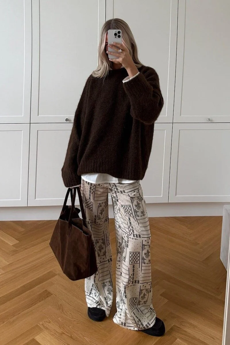 Noella - N-Kameron Pants 15160002 - 1434 - Dolly Ivory Print