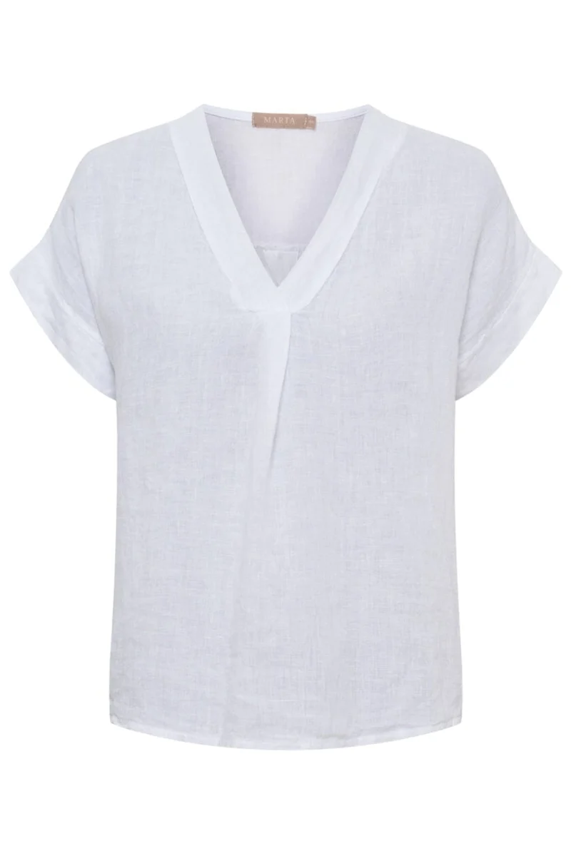 Marta Du Chateau - Mdcbellissima Blouse 86520 - White