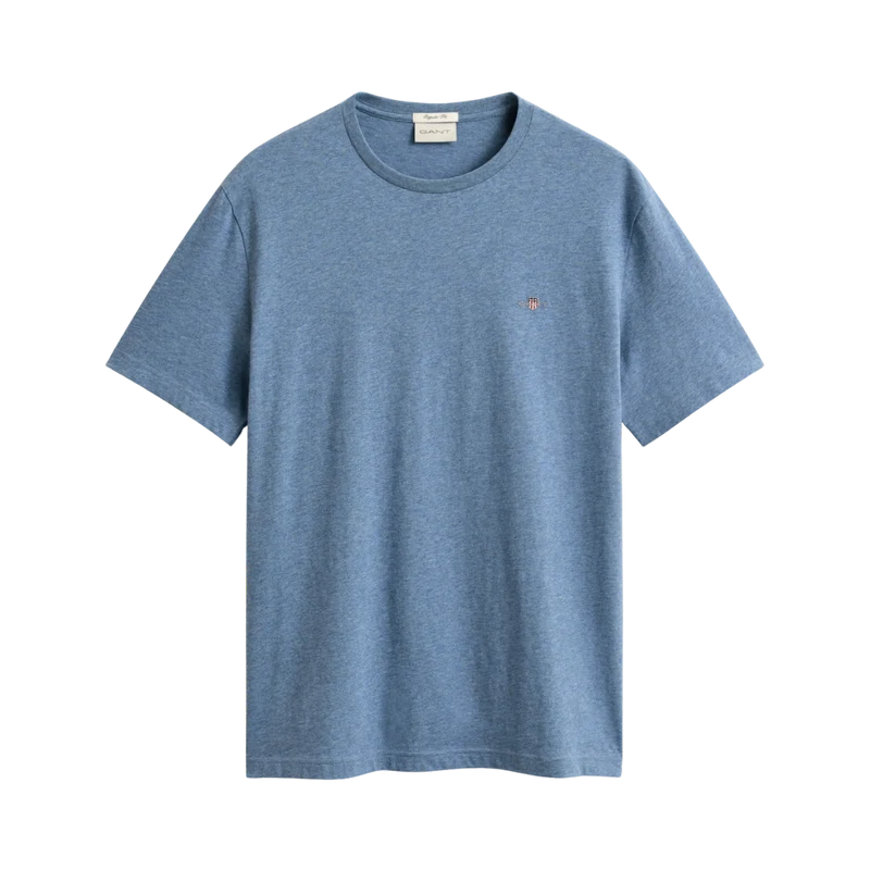 Shield SS T-Shirt - Denim Blue Melange