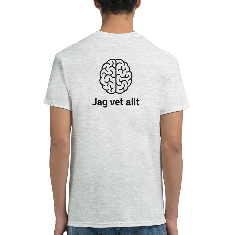 T-shirt - Jag vet allt
