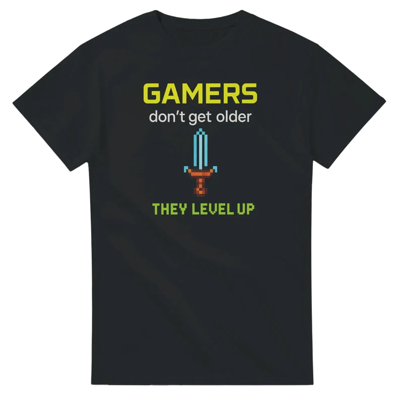T-shirt - Gamers don't get older - They level up