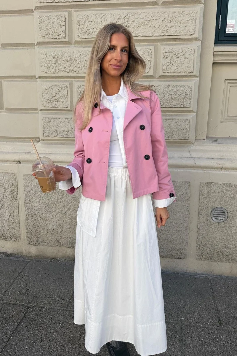 Byic - Lunaic Trenchcoat A2320 - Pink