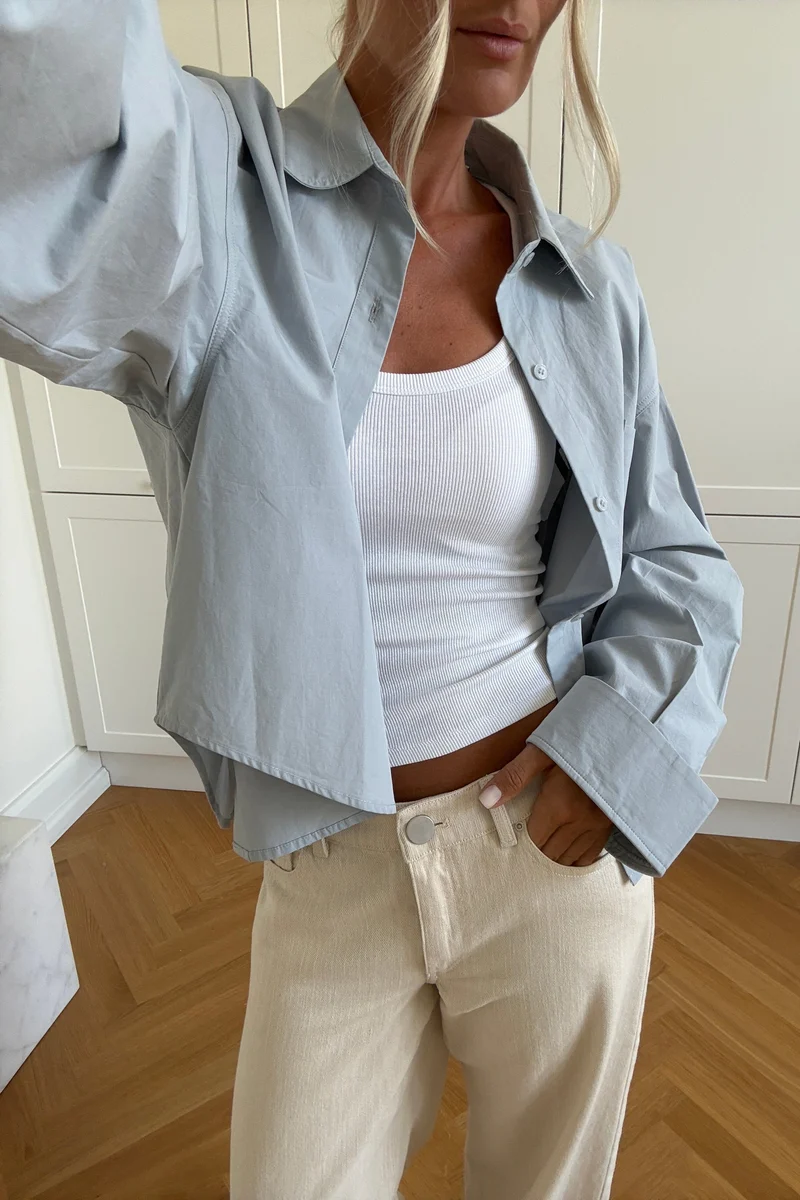 Noella - N-Marlon C Shirt 16050002 - 1004 - Dusty Blue