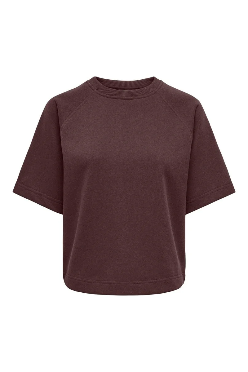 Only - Onlofelia Ss Raglan Ub Cc Swt - 5101363 Decadent Chocolate