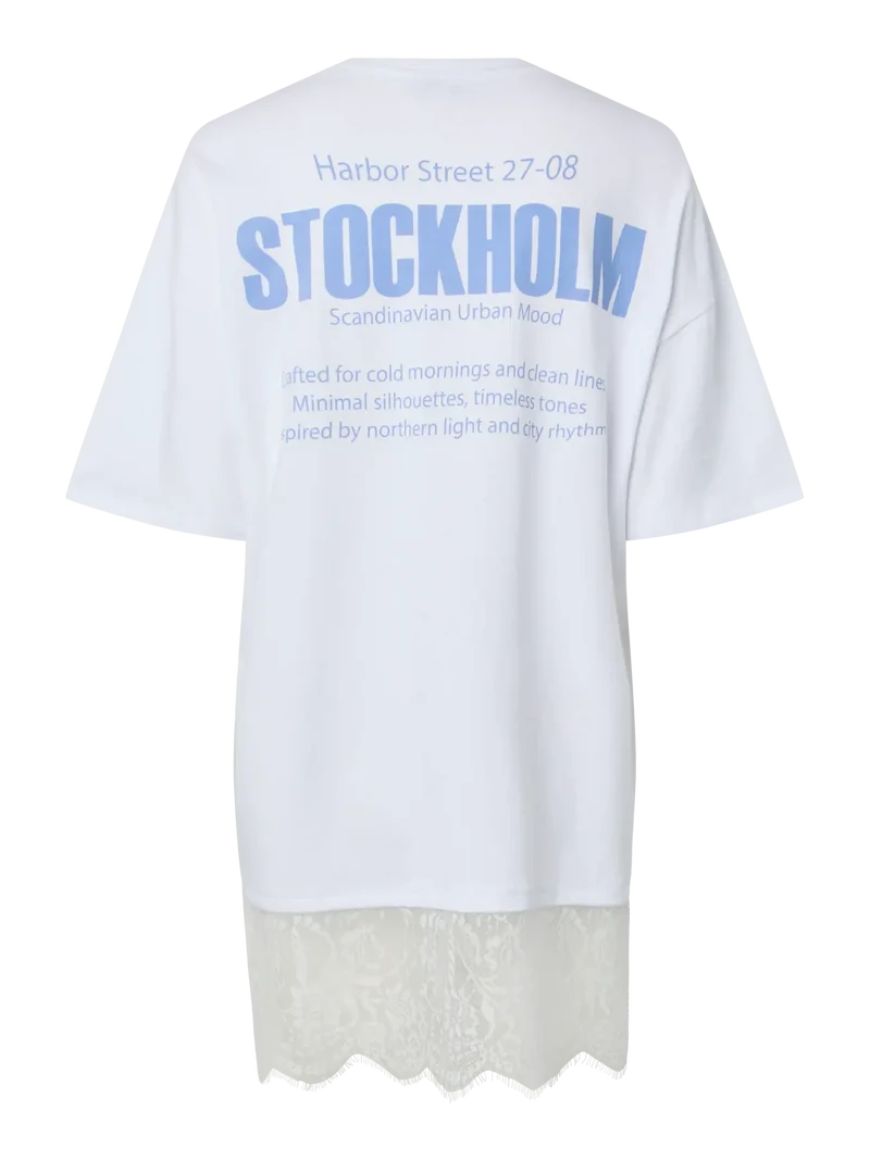 Pieces - Pcjoda Ss Oversized Tee - 5197990 Bright White Stockholm