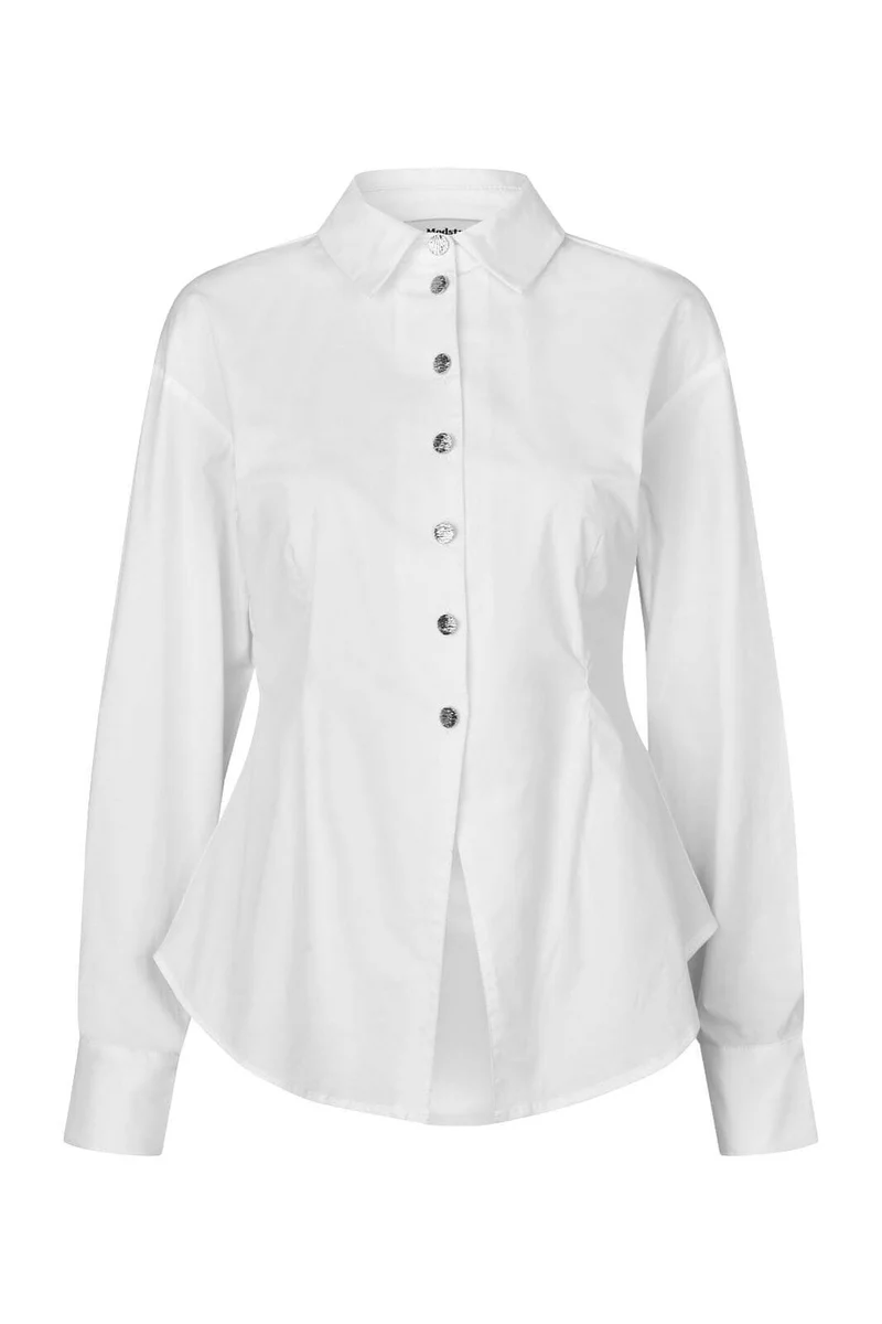 Modström - Ullismd Shirt 59116 - 1 - White
