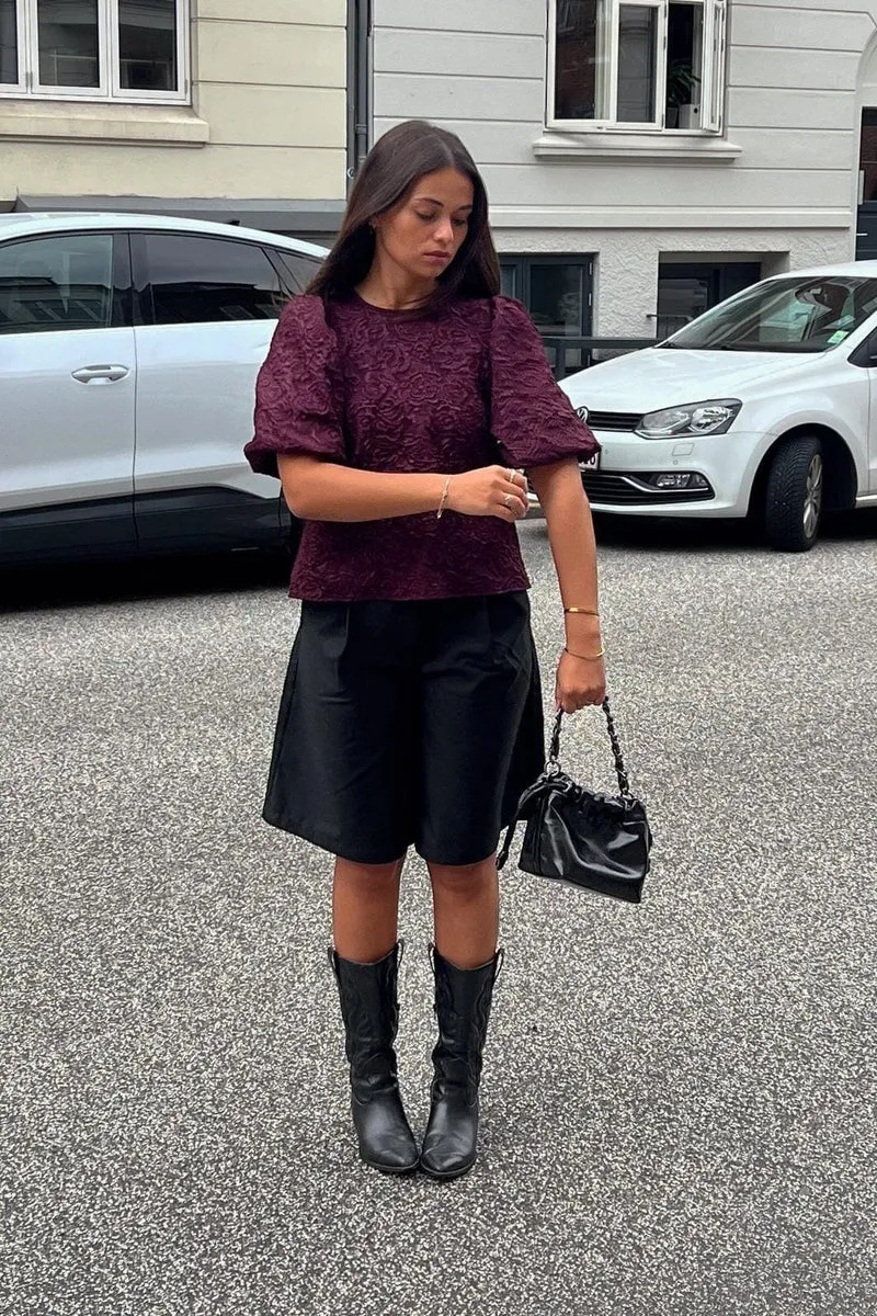 Noella - N-Shelly Blouse 14840002 - 1393 - Winetasting