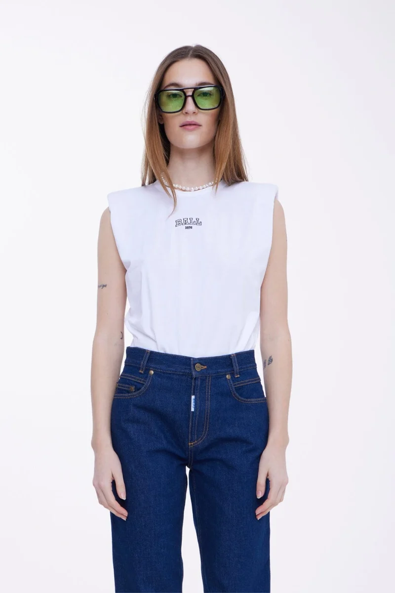 Ball - J. Zach Tank Top - Bright White
