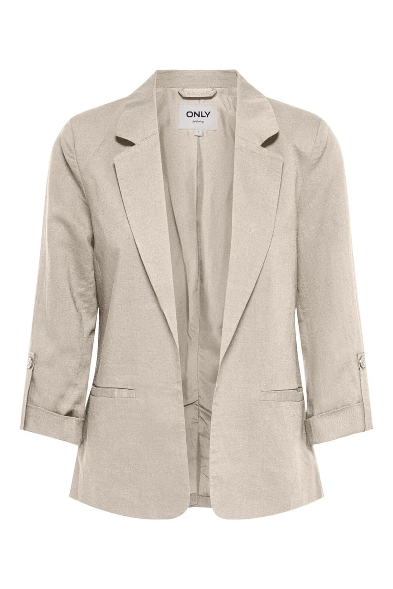 Only - Onlcaro-Isola 3/4 Blazer Tlr - 5083315 Oatmeal