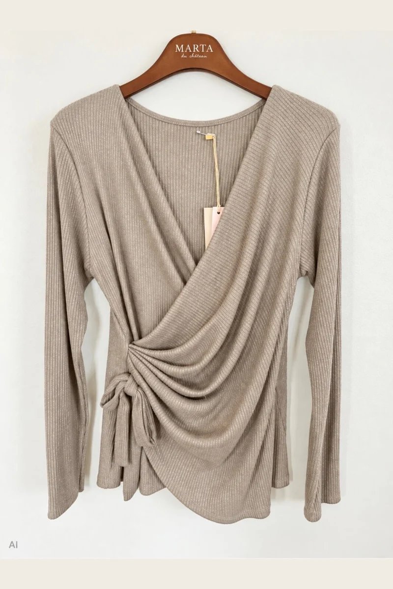 Marta Du Chateau - Mdctalina Blouse 1612- - Beige
