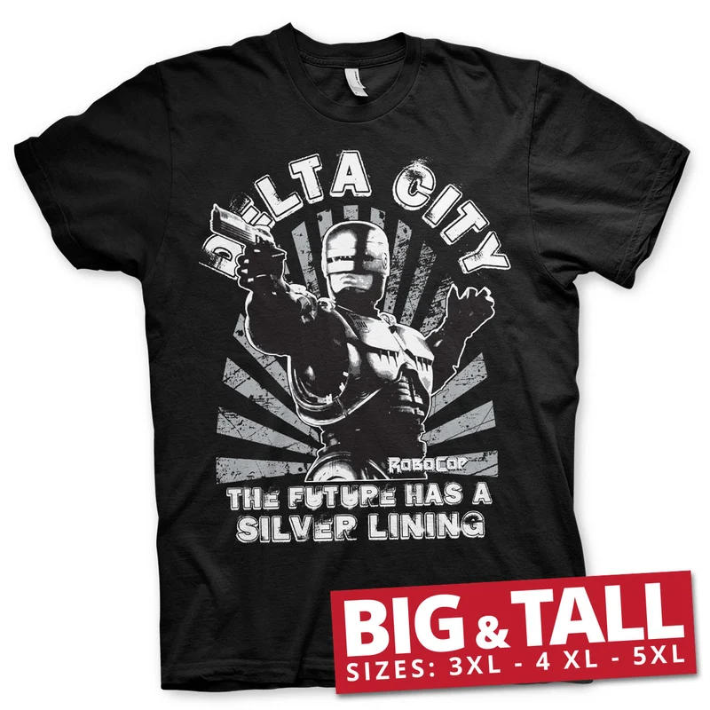 Robocop - Delta City Big & Tall T-Shirt
