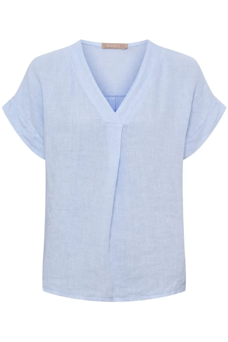 Marta Du Chateau - Mdcbellissima Blouse 86520 - Cielo