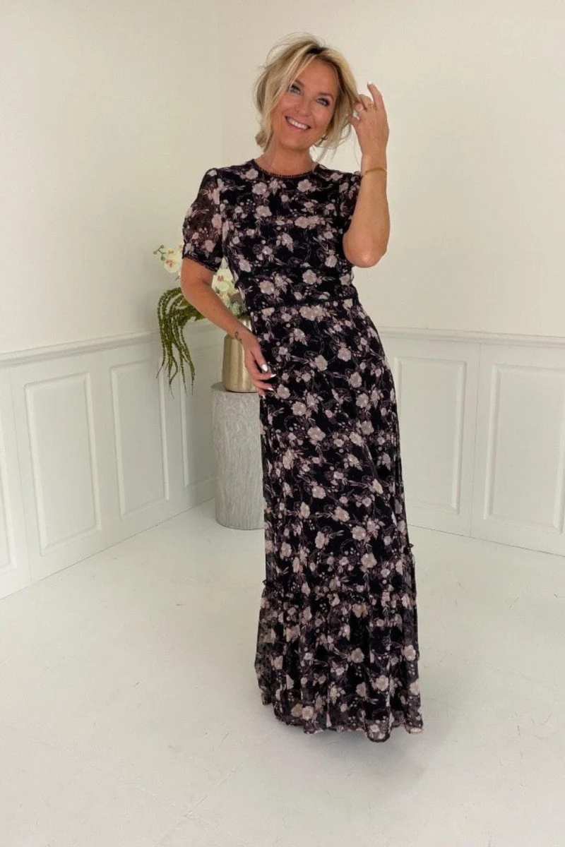 Dear Molly - Filippa Dress - Navy Print