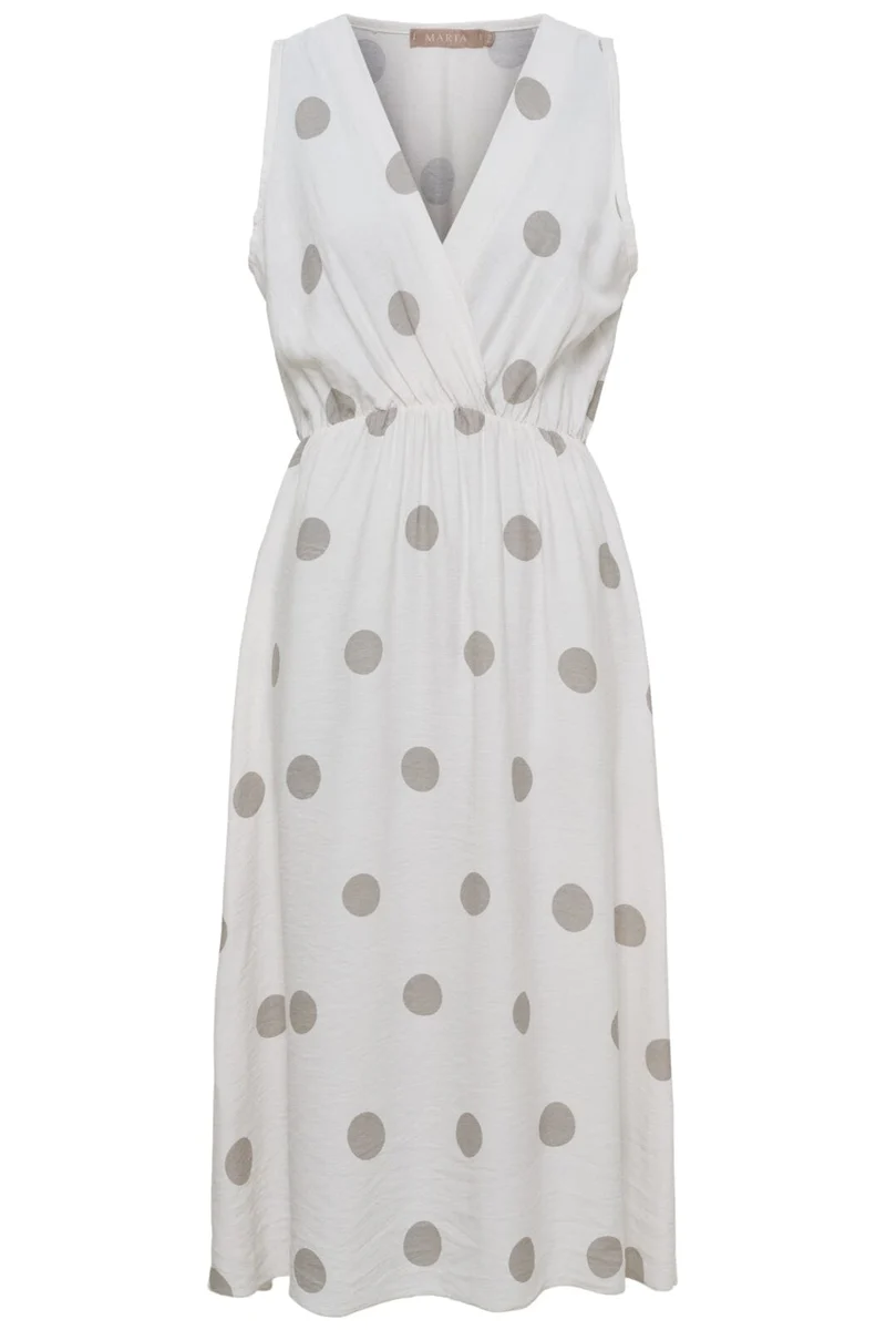 Marta Du Chateau - Mdclinetta Dress 23126 - Beige