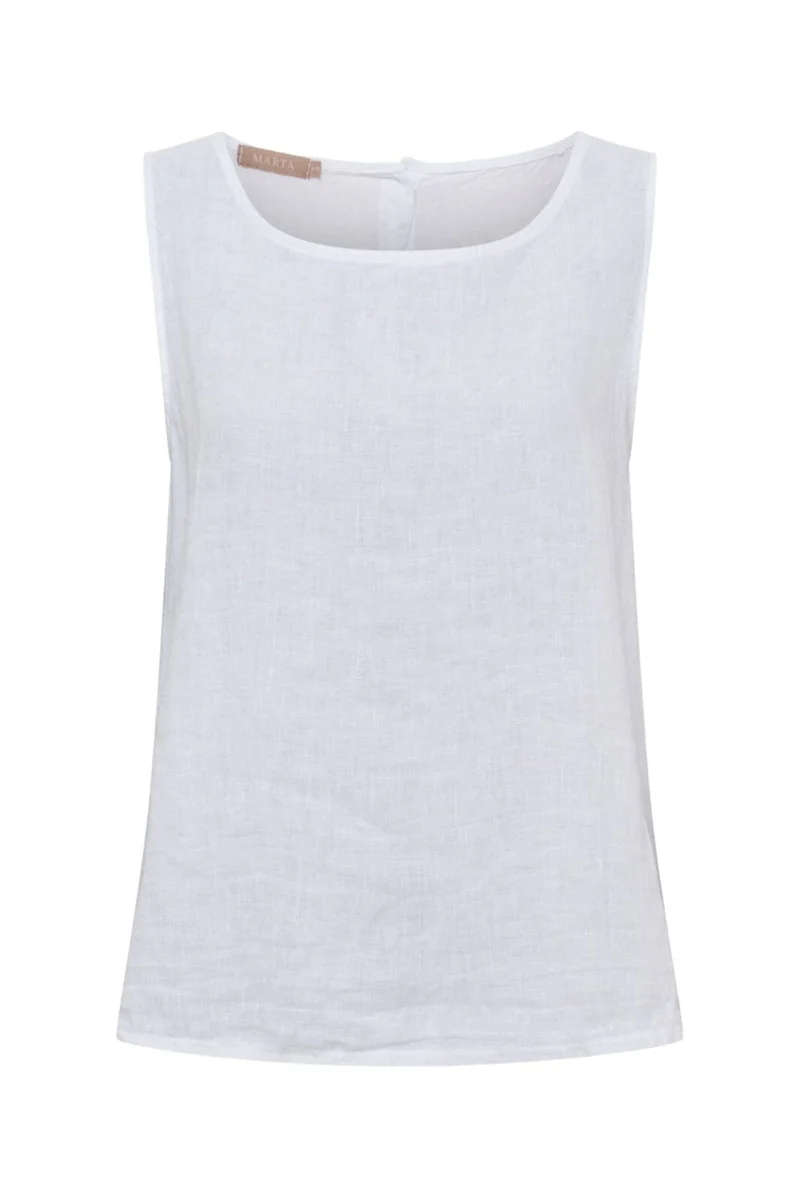 Marta Du Chateau - Mdcalessia Top 258917 - White
