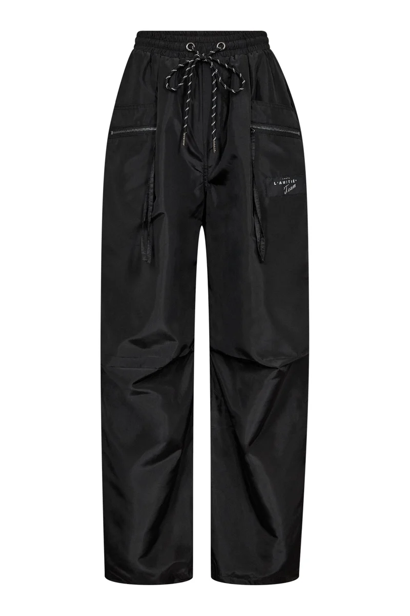 Haute L'Amitié - Cargo Zip Pocket Tall Pant HL10682 - Black