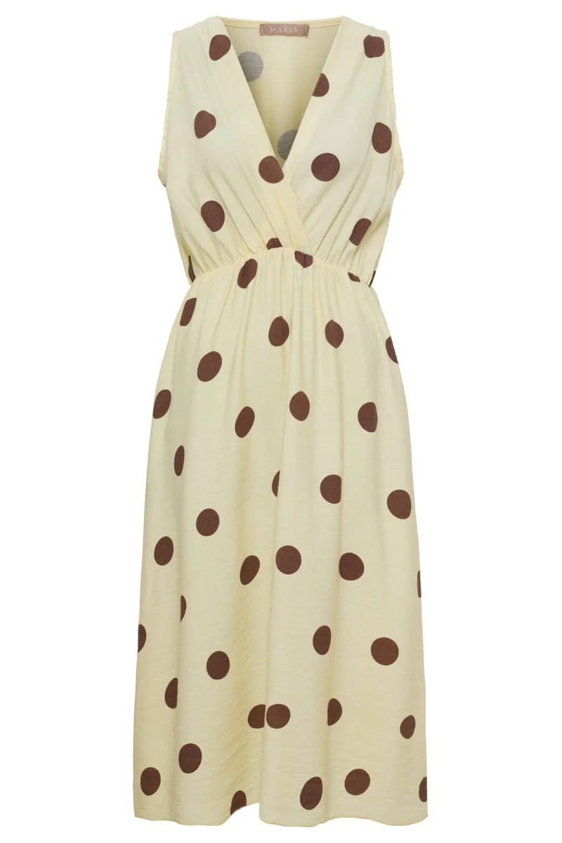 Marta Du Chateau - Mdclinetta Dress 23126 - Yellow