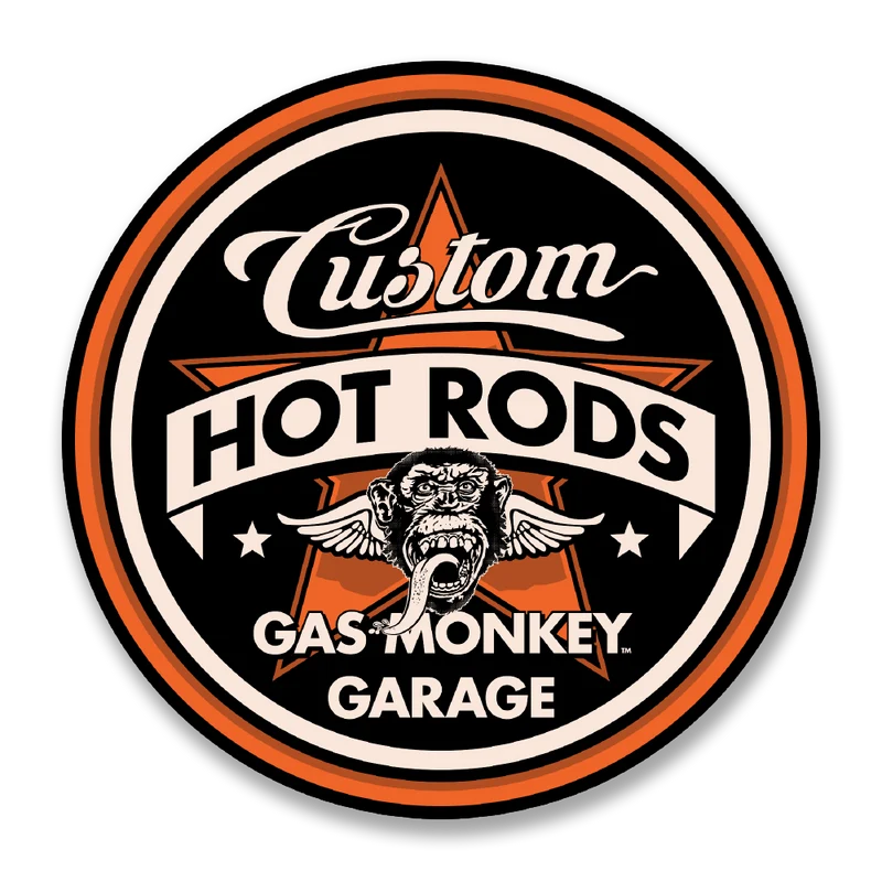 Gas Monkey Garage Custom Hot Rods Sticker