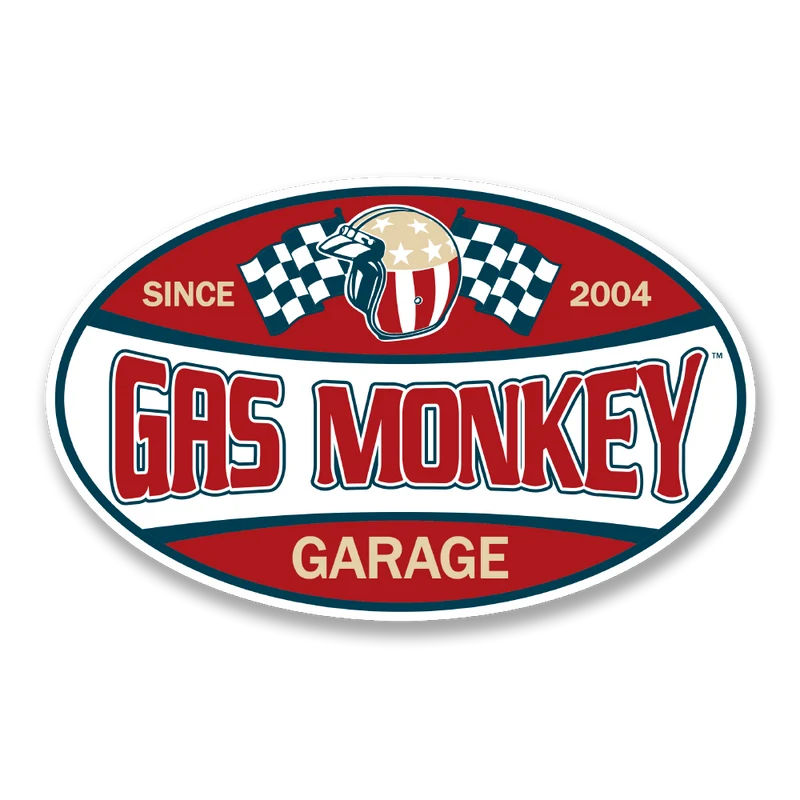 Gas Monkey Garage Since 2004 Label Sticker