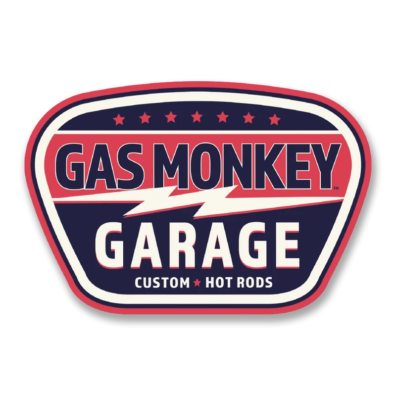 Gas Monkey Garage Vintage Custom Sticker
