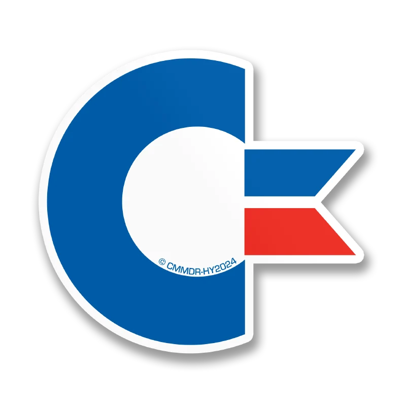 Commodore Logo Sticker