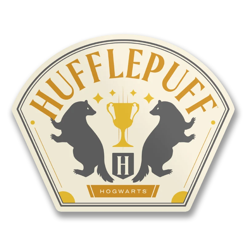 Hufflepuff Label Sticker